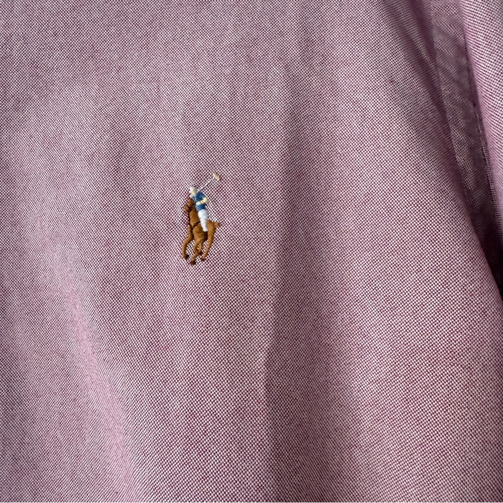 Ralph Lauren Light Purple Casual Button-Down Shirt - Picture 5 of 7